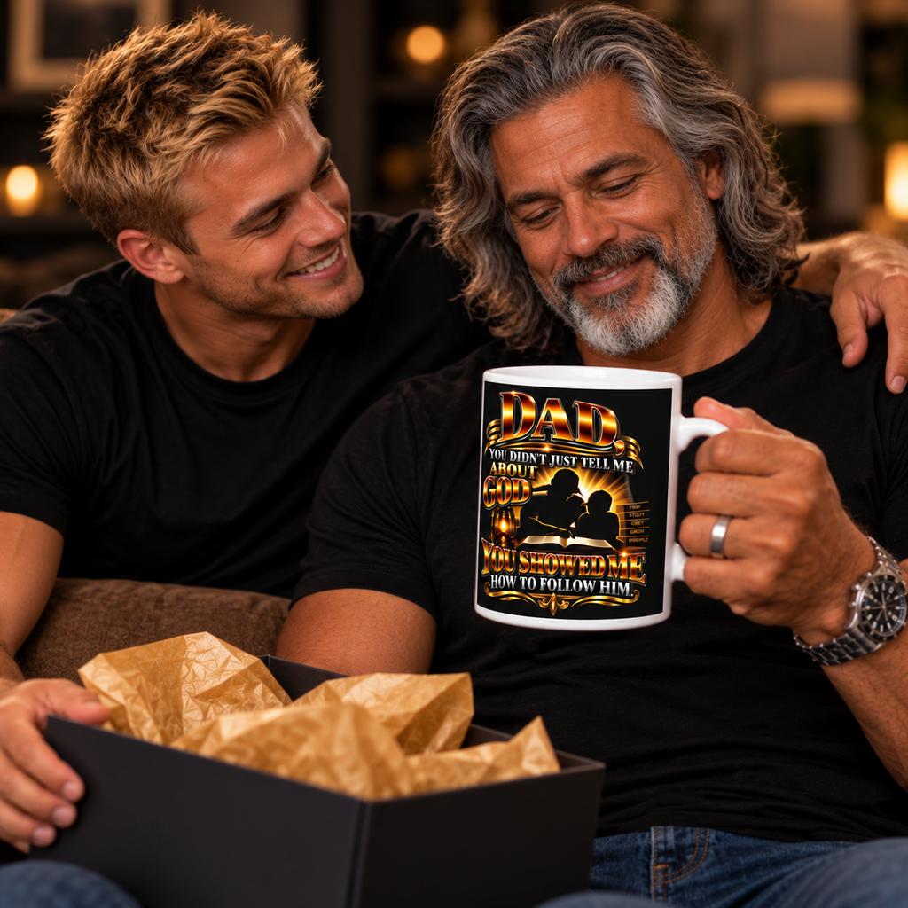 Dad You Didn't Just Tell Me About God Mug